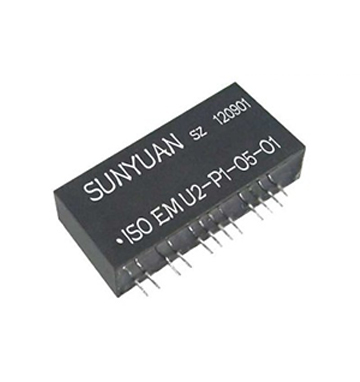 27、ISO EM U(A)-P-O-O 系列IC封裝模擬信號一進二出隔離放大器變送器